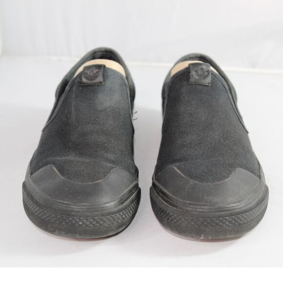 Adidas Originals Men's Nizza Slip on sneakers black size 9 - Picture 4 of 10